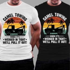 Logotipo de grupo de Camel Towing Shirt - Perfect for Laughs and Casual Outings